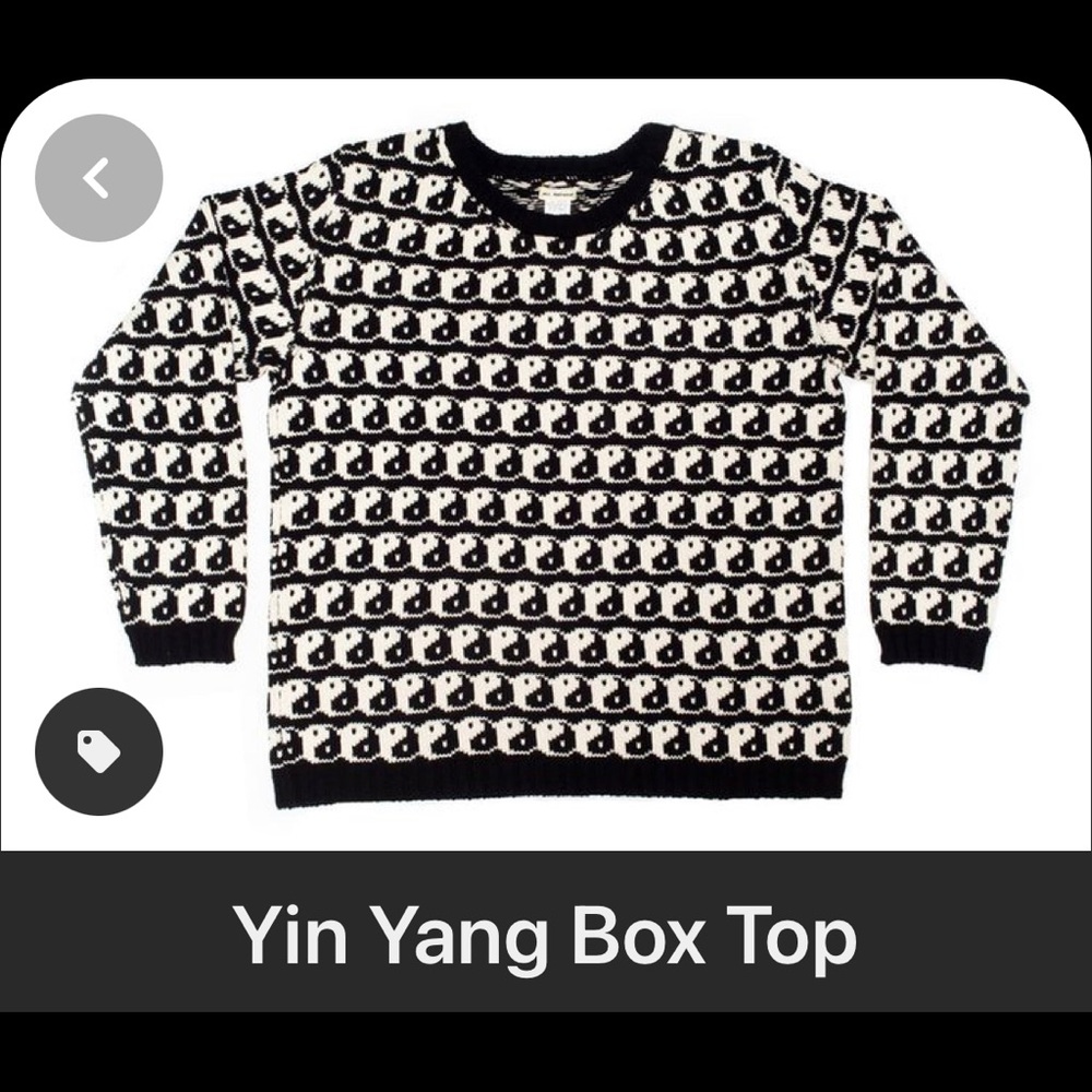 ISO! ALL Annie Lee Larson Yin Yang Sweater